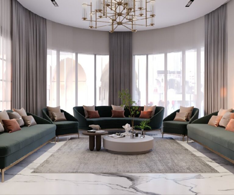 تصميم داخلي لمشروع سكني