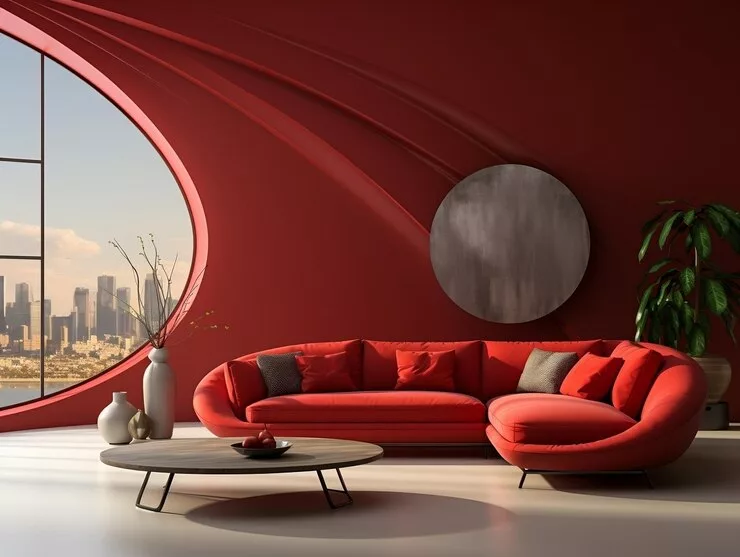 Importance of Red Color in Interior Design