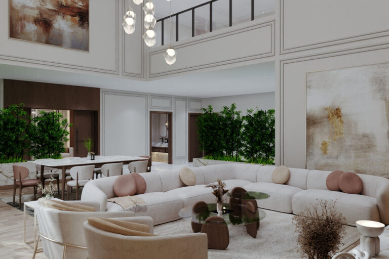 تصميم داخلي لفيلا سكنية في حي القيروان_10