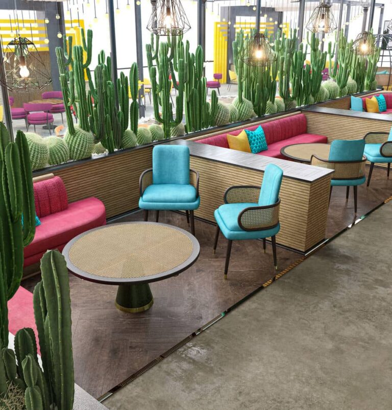 تصميم داخلي لكافية صالح_9