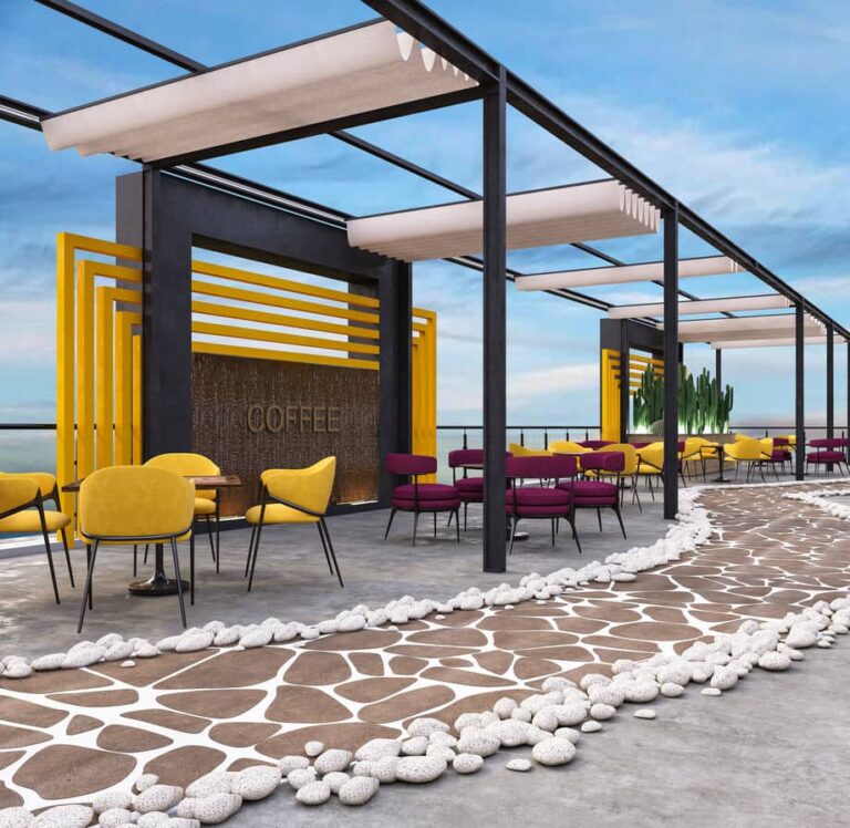 تصميم داخلي لكافية صالح_9