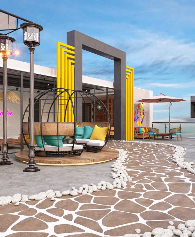 تصميم داخلي لكافية صالح_9