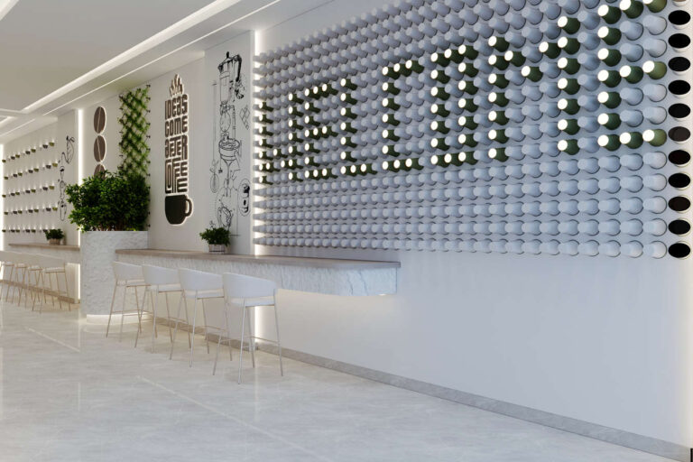 تصميم داخلي لنوندا كافيه -Interior Design for Nonda Cafe _8