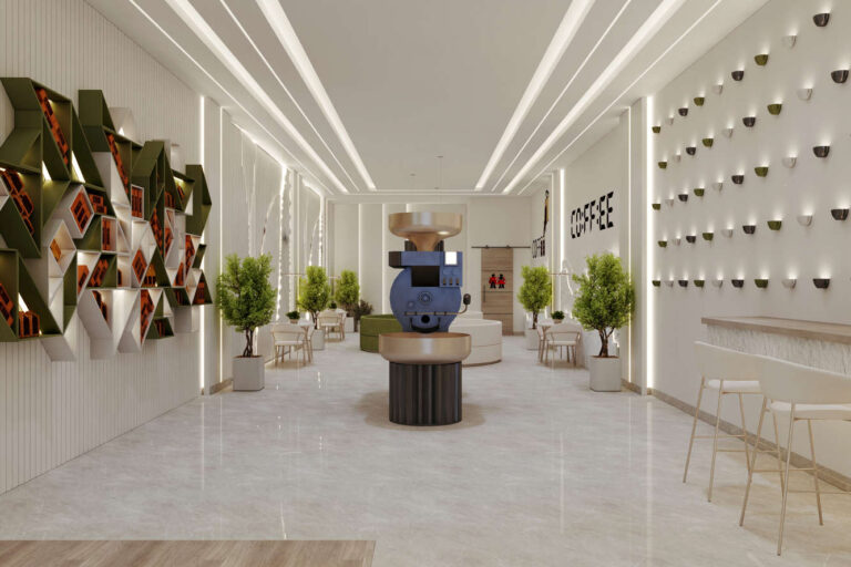 تصميم داخلي لنوندا كافيه -Interior Design for Nonda Cafe _8