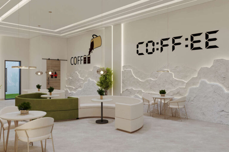 تصميم داخلي لنوندا كافيه -Interior Design for Nonda Cafe _8