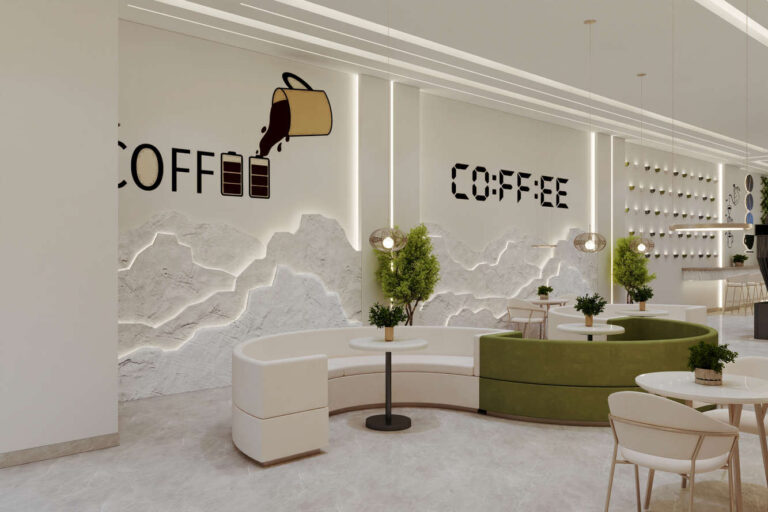 تصميم داخلي لنوندا كافيه -Interior Design for Nonda Cafe _8