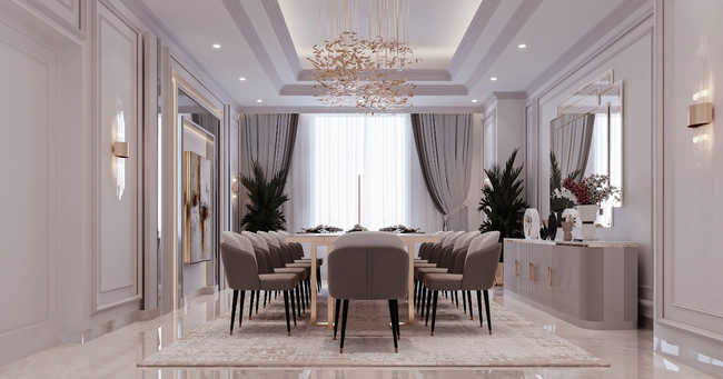 تصميم فيلا سكنية بحي الملقا