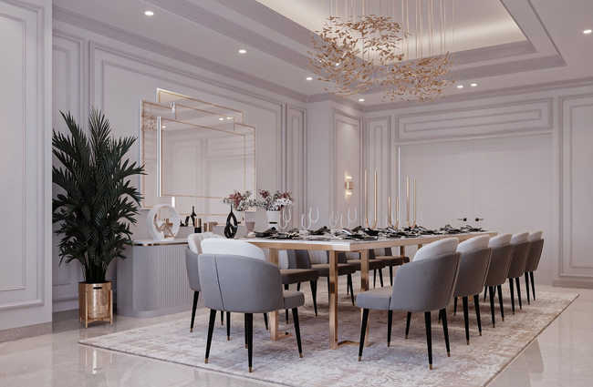 تصميم فيلا سكنية بحي الملقا