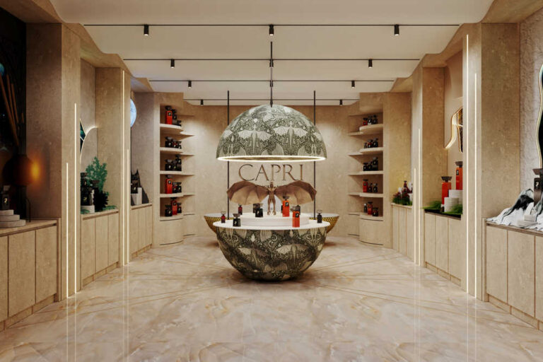كابرى للعطور-تصميم داخلي لمحلات العطور