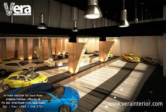 تصميم داخلي لمعرض سيارات بأسلوب مودرن من Vera Interior