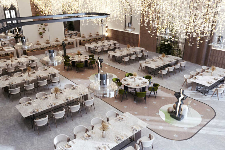 تصميم داخلي لقاعه افراح الدعجم