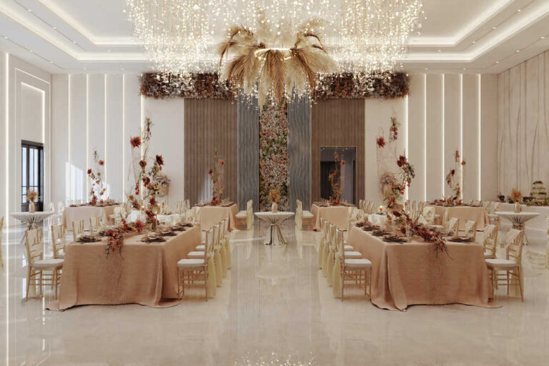 تصميم داخلي لقاعه افراح الدعجم