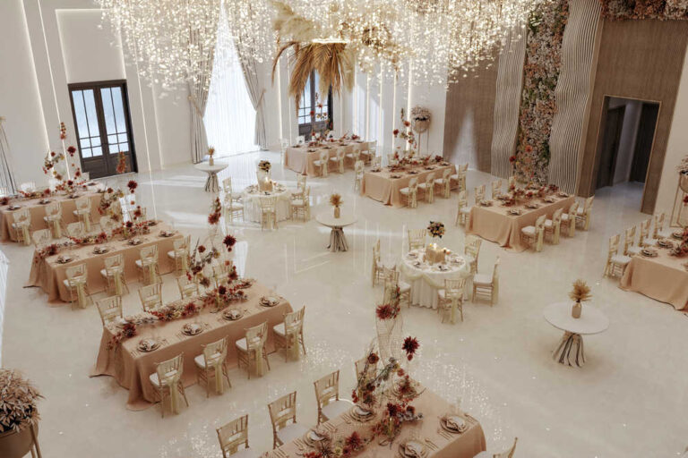 تصميم داخلي لقاعه افراح الدعجم