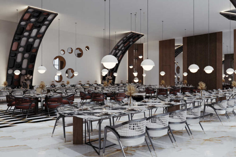 تصميم داخلي لقاعه افراح الدعجم