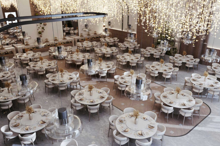 تصميم داخلي لقاعه افراح الدعجم