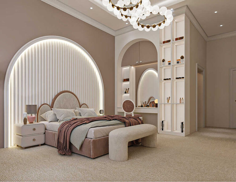 New Classic Interior Design for Qatar Villa