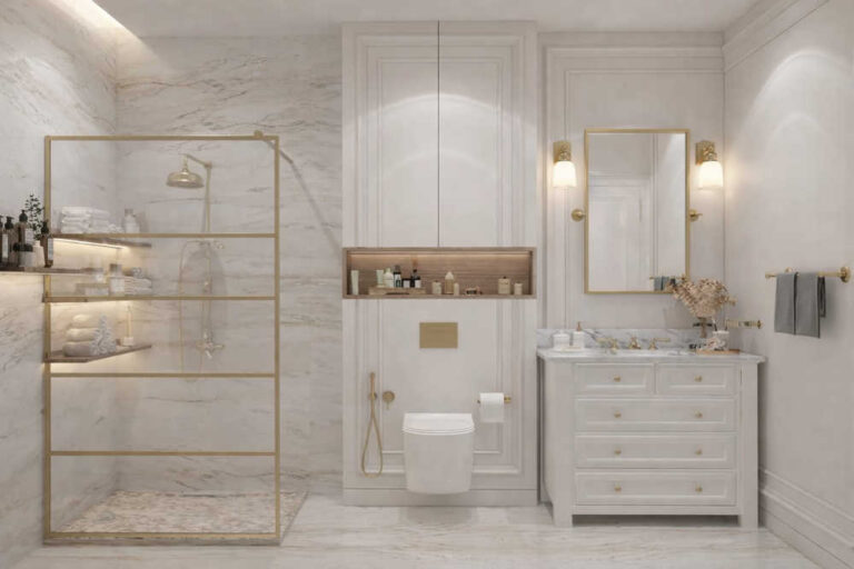 New Classic Interior Design for Qatar Villa