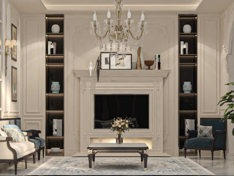 New Classic Interior Design for Qatar Villa