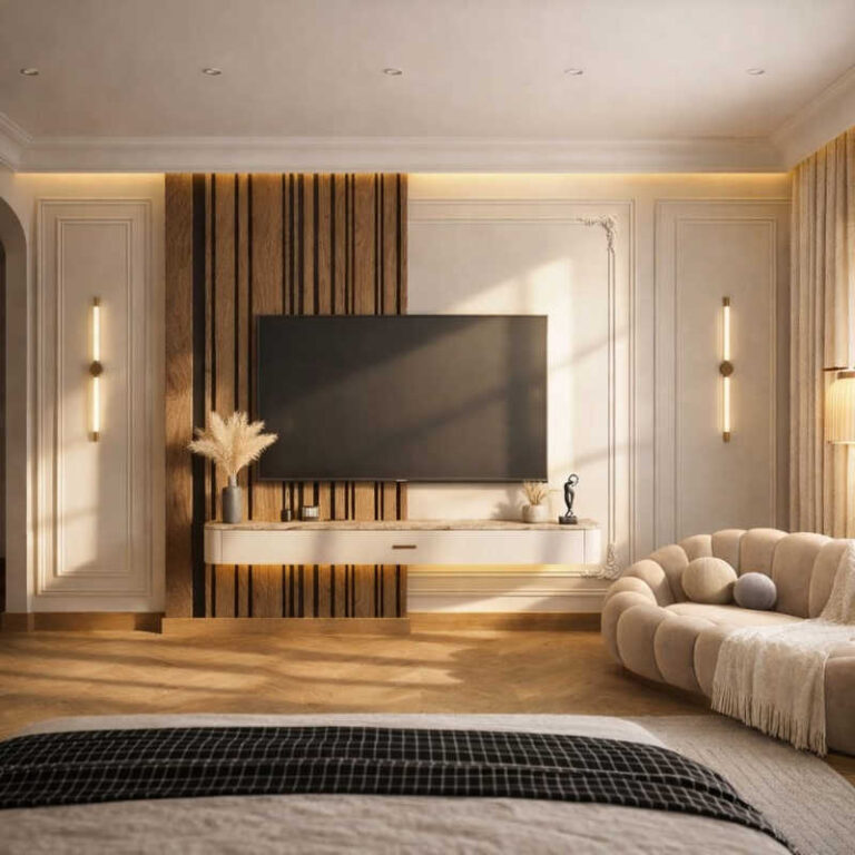 New Classic Interior Design for Qatar Villa