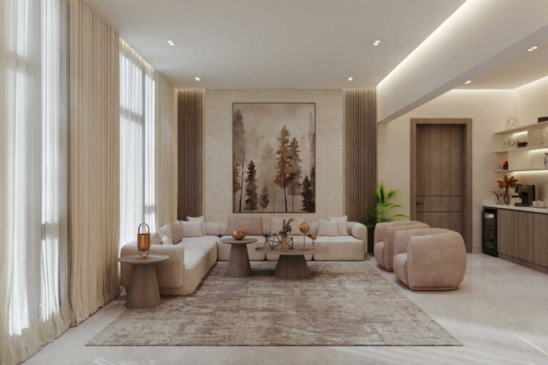 Modern Interior Design for a Villa in Riyadh