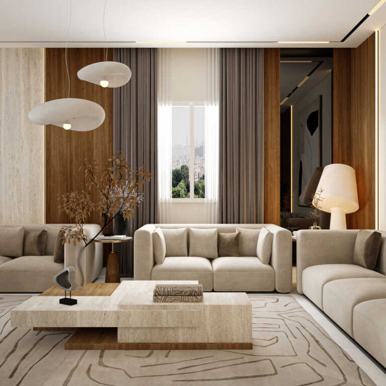 Modern Interior Design for a Residential Villa in Riyadh