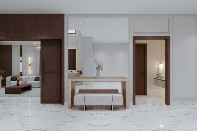 تصميم داخلي مودرن لفيلا الرياض