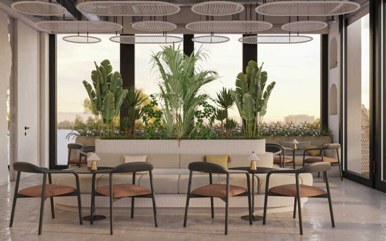 Modern Café Interior Design | Al Durra Al Nadera