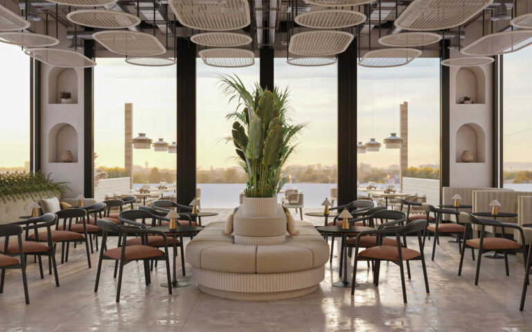 Modern Café Interior Design | Al Durra Al Nadera