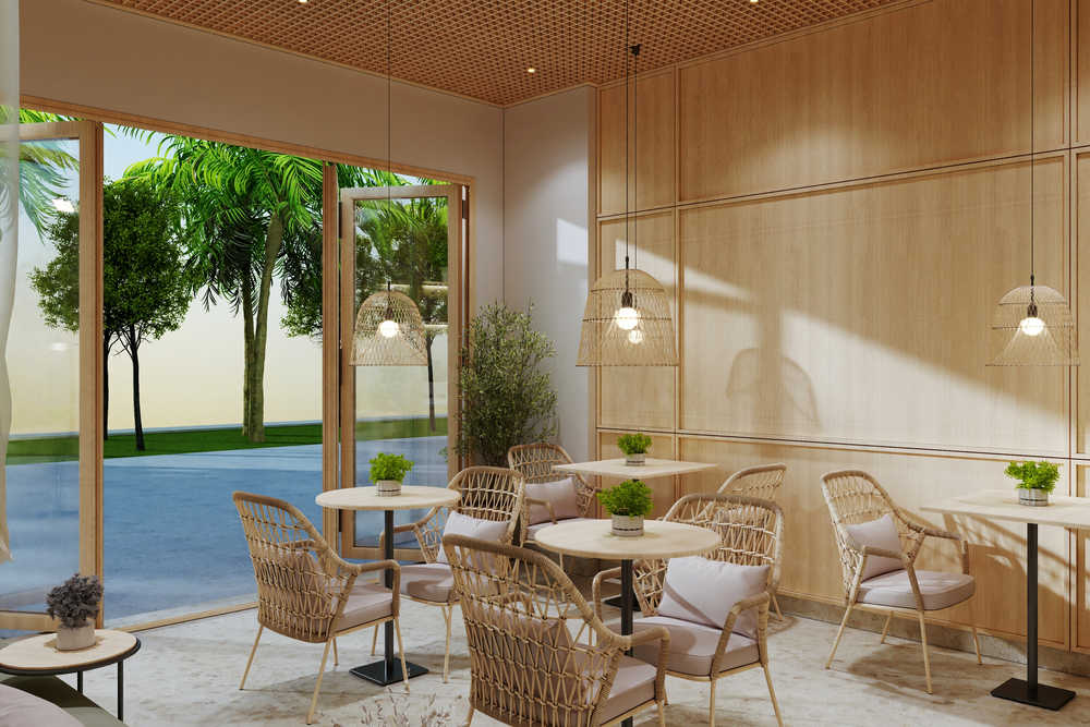 Modern Cafe Interior Design in Riyadh