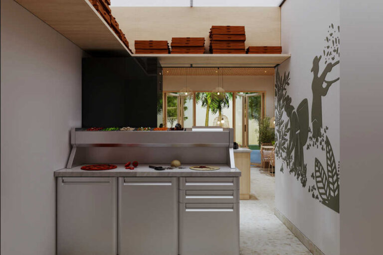 Modern Cafe Interior Design in Riyadh