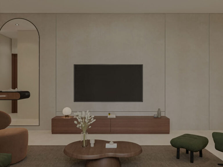 تصميم داخلي مودرن لفيلا سكنية في الرياض