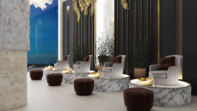 تصميم ديكور مشغل نسائي